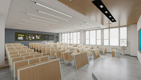 Bureau d'école et chaise auditorium chaise métal ferme salle de classe formation Tables pliables mobilier scolaire étudiant bureau et chaise ensemble