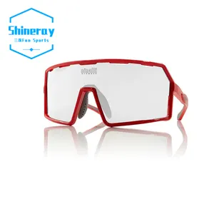 Cycling glasses color changing polarized goggles for roller skating mountain bike running outdoor sports