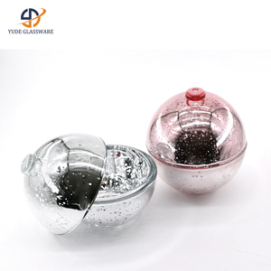 Thanh Lịch Rõ Ràng Cho Bóng Hình Dạng Nến Jar Giáng Sinh Trang Trí Nội Thất Với Đứng Cho Lễ Hội Bầu Không Khí - Product Image 1