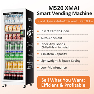 Distributeur automatique réfrigéré intelligent XMAI Pro 520L pour snacks, boissons et produits frais, capacité jusqu'à 416 bouteilles de D - Product Image 4