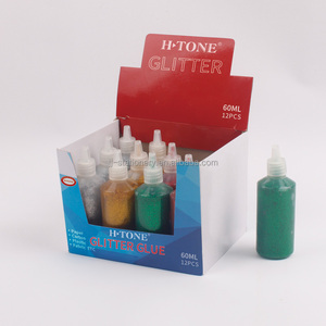 <span class=keywords><strong>Colle</strong></span> à paillettes de haute qualité en gros, non toxique, kit de base coloré, 6 couleurs, pour la peinture artistique, la peinture pour enfants, l'artiste - Product Image 6