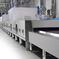 Four tunnel automatique pour la cuisson de biscuits et gâteaux, four tunnel pour biscuits, four à biscuits au gaz/au fioul