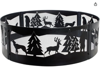 Brazier d'extérieur en acier Corten, 30 pouces / 75 cm, à bois, découpé au laser, pour extérieur, vente en gros, OEM