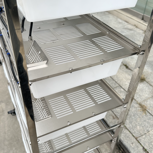 Système d'abreuvement pour souris et rats en acier inoxydable 304, robuste, moderne, de luxe, avec 36 tiroirs, motif à pois, pour laboratoire - Product Image 3