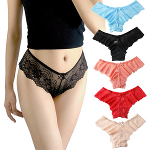 Culottes pour femmes <span class=keywords><strong>en</strong></span> gros, culottes string sexy <span class=keywords><strong>en</strong></span> dentelle et <span class=keywords><strong>tulle</strong></span>, culottes amincissantes pour femmes - Product Image 2