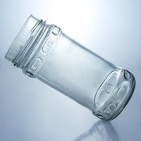 Vente de nourriture pour enfants nouvelle diseno de especias sause octagono botella de vidrio grabado frascos de vidrio con tapas