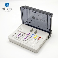 Boîte à outils de coupe de gingive, kit d'instruments chirurgicaux pour implants dentaires, équipement de plantation immédiate, boîte de désinfection en promotion