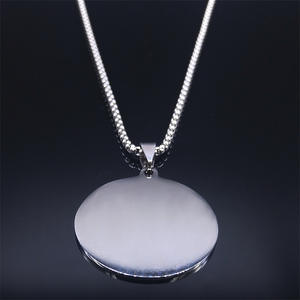 Sexto Pentáculo de Marte-Sello de Salomón-Calcomanía de vinilo Collar con colgante de acero inoxidable Rueda de Fortuna Jewely(NL461) - Product Image 3