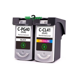 Cartucho de tinta para impresora <span class=keywords><strong>Canon</strong></span> <span class=keywords><strong>PIXMA</strong></span>, PG-<span class=keywords><strong>40</strong></span> de inyección de tinta a Color, PG40, CL41, remanufacturado, MP140, MP150, CL-41 - Product Image 1