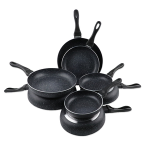 Đồ dùng nhà bếp Nguồn cung cấp không dính thép carbon <span class=keywords><strong>Cookware</strong></span> sets lớp phủ nhà bếp Carbon thép sắt <span class=keywords><strong>Cookware</strong></span> <span class=keywords><strong>Set</strong></span> chậu và chảo Chảo Chảo <span class=keywords><strong>Set</strong></span> - Product Image 1