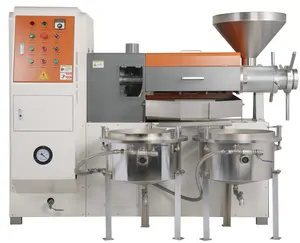 Prensa automática de aceite de tornillo de acero inoxidable Ss304 de grado alimenticio para prensa de aceite de cacahuete con buena calidad