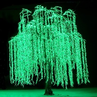 Vente Flash Usine : Guirlande Lumineuse LED 16 pieds à Feuilles Vertes Artificielles, Étanche IP65, pour Décoration Extérieure de Noël, Jardin, Mariage et Rue