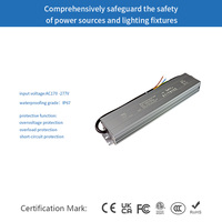 Alimentation LED Dimmable Étanche IP67 de Qualité Professionnelle 4-en-1 avec Gradation DALI DT6 DT8 Sans Scintillement pour Éclairage Extérieur