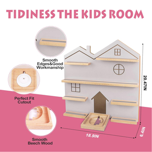 Estante Tonie grande para Toniebox, almacenamiento Toniebox para todos tus accesorios Tonie, personajes toniebox y figuras toniebox, blanco - Product Image 2