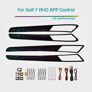 Éclairage d'Ambiance Voyeego pour Volkswagen <span class=keywords><strong>Golf</strong></span> <span class=keywords><strong>7</strong></span>/<span class=keywords><strong>7</strong></span>.5 Contrôlé par APP, Bon Prix et Vente Chaude pour Lumière de V W <span class=keywords><strong>Golf</strong></span> <span class=keywords><strong>7</strong></span> - Product Image 6