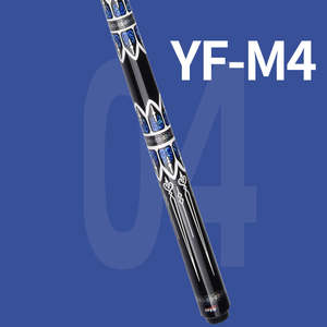 Taco De <span class=keywords><strong>Billar</strong></span> De fibra De carbono, cabeza De cuero multicapa, color negro, <span class=keywords><strong>grande</strong></span> y pequeño - Product Image 5