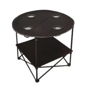 كرسي و طاولة للتخييم خفيفة الوزن من الحديد قابلة للطي للبيع بالجملة من المصنع