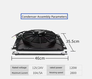 Compresseur de climatisation 12 V CC à <span class=keywords><strong>prix</strong></span> de gros pour voiture, kit de climatisation pour voiture classique, refroidisseur de stationnement - Product Image 5