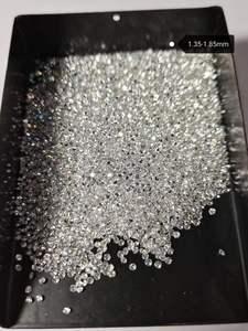 Diamantes Cultivados en Laboratorio, Piedras Melee DF de 0.01ct, Corte Redondo, Diamantes Sueltos HPHT, Gemas Preciosas - Product Image 4