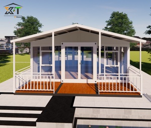 <span class=keywords><strong>Casa</strong></span> Prefabricada Plegable y Expandible de 20 pies/40 pies, Contenedor Vivienda Prefabricada, <span class=keywords><strong>Casa</strong></span> Móvil Pequeña de 2, 3 o 4 Dormitorios con Terraza y Solárium de Cristal - Product Image 4