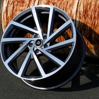 Prix d'usine, jantes en alliage multi-rayons noires et argentées à 5 trous de 17, 18 et 19 pouces, 100/112, pour VW Golf 7 Mk6 Mk7 R GTI