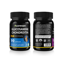 Complément Ausreson pour la santé osseuse : Comprimés de Glucosamine et Chondroïtine, Nutrition Sportive, MSM, Collagène