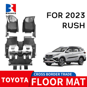 wholesale Factory Custom5D <b>TPE</b> Rubber Eco-friendly Waterproof Anti Slip 5D Car Floor Mats 3 Pieces for Toyota Rush 2023 - Product Image 1