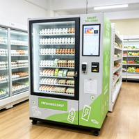 Distributeur automatique réfrigéré commercial d'œufs pour œufs de poule et de canard destinés aux cuisines de services alimentaires