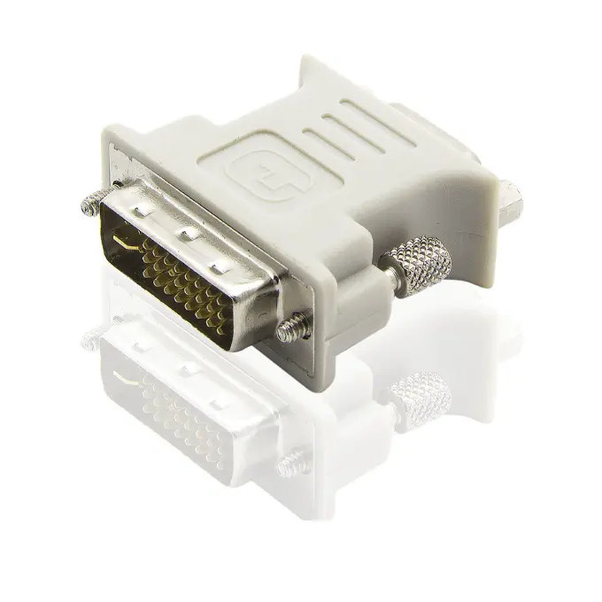 DVI24+1 DVI24+5 Male to VGA HDB15P D Sub 15Pin Female HD Adapter