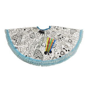 Moda çocuklar çizim elbiseler 5 belirteçleri renk kendi çanta çocuklar parti elbiseler - Product Image 4