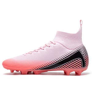 Botas de Fútbol Profesionales para Hombre, Color Azul Claro, de Caña Alta, Tacos FG, Venta al Por Mayor, Personalizables, para Entrenamiento y Partidos Internacionales - Product Image 2