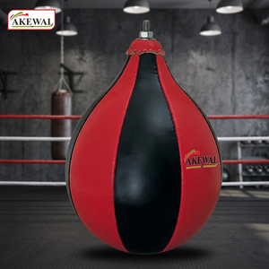 Bolsas de Boxeo de Piel Sintética PU Negra y Roja, Cómodas, Resistentes, Rellenas de Látex, Diseño Personalizado Según la Demanda del Cliente - Product Image 2