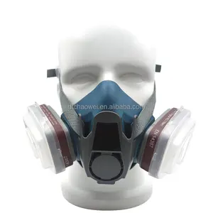 Masker gas pelindung wajah setengah debu, peralatan pelukis setengah debu masker gas filter Respirator untuk melukis dan mengelas peralatan pelindung diri