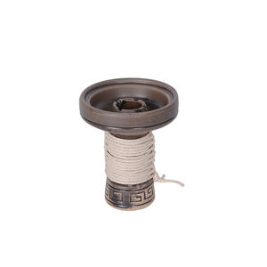 Narguil Shisha Hookahs Accessoires 9.5cm Céramique Shisha Bol Narguilé Tasses Tête Chicha Tabac Bols avec Enroulement Coloré Bobines - Product Image 4