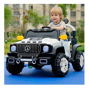 Coche Eléctrico Infantil con Doble Motor 390, Batería de 12V7Ah, Panel de Control de Plástico con App, USB, Música, Luces Intermitentes y Amortiguación - Product Image 1