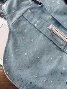 Oferta de Primavera y Otoño: Ropa para Mascotas con Forro Polar Estilo Vaquero <span class=keywords><strong>Danny</strong></span>, Ropa de Poliéster para Perros y Gatos al por Mayor para Actividades al Aire Libre y Ocio en el Parque - Product Image 2