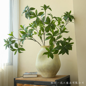 Plante artificielle Yihua Floral Art Pieris 80 cm, verdure en soie, décoration intérieure, style zen, ornement - Product Image 2