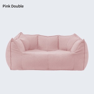 Modern Double Seater Loveseat Bean Bag Chair Compressed <strong>Sofa</strong> <strong>Foam</strong> with Cotton Fill Vacuum-Packed Home Furniture for Living Room - Product Image 2