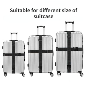 2025 Maleta de viaje resistente Equipaje Correa de cinturón personalizada Transportadores de correa para transporte de equipaje en el <span class=keywords><strong>Airpor</strong></span> con hebilla de plástico - Product Image 3