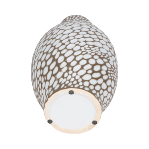 Vaso in Ceramica Moderno con Motivi, Texture a Puntini, Elemento Decorativo per Soggiorno, Elegante Vaso per Fiori - Product Image 6