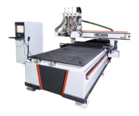 Routeur CNC ATC multifonctionnel pour la gravure sur bois avec grandes et petites lames de scie pour le travail du bois de meubles et la découpe par nesting
