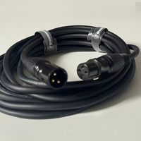 Câble audio XLR Meiqi XLR-05-BK de 5 mètres pour studio d'enregistrement et utilisation audio professionnelle en direct