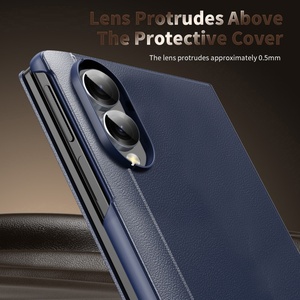 Étuis de téléphone portable en cuir PU pour Samsung <span class=keywords><strong>Z</strong></span> <span class=keywords><strong>Fold</strong></span> 8 3 <span class=keywords><strong>4</strong></span> 5 6 7 W26 W24 W23 W22 avec fenêtre tactile intelligente, protection antichoc - Product Image 5
