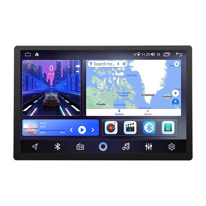 Android 10 13.1 inch 8 core đài phát thanh xe hỗ trợ 9 inch 10 inch 2K QLED Octa-core 2.0GHz Car DVD Player