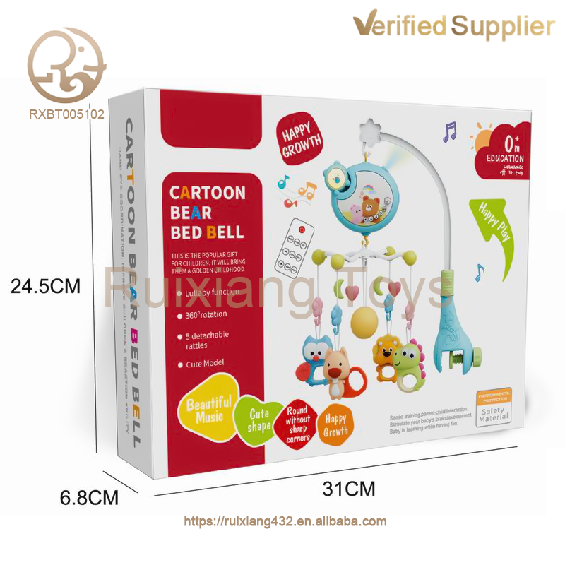 Baby Crib Mobile With Light & Music