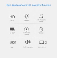 Projecteur vidéo mini LED Android CY305, smartphone 3D 4K, projecteur LCD portable Wifi, projecteur holographique avec batterie