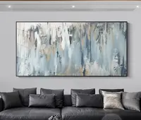 Modern Abstract Blue Decorative Painting, Nordic Minimalist