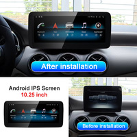Mercedes-benz a-class CLA 117 13-18 mobil, Host navigasi Multimedia USB Android kontrol pusat untuk dasbor Bluetooth