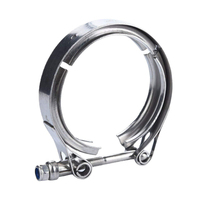 Collier de serrage universel en acier inoxydable 304 de 3 pouces pour collecteur d'échappement latéral/ensemble turbine, garantie 3 ans, personnalisable OEM