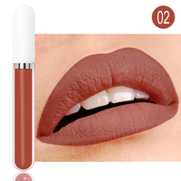 Personnalisé Votre Logo Brillant À Lèvres Mat Longue Durée Antiadhésif Liquide Imperméable Marque Privée Rouge À Lèvres